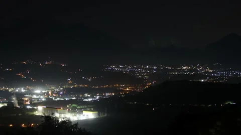 Lightning on the horizon. Stock Footage 140248520