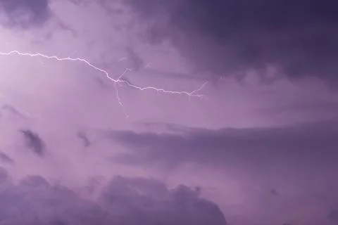 Lightning on the horizon Stock Photos