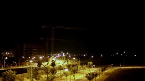 Lightning on the horizon (timelapse) Stock Footage 8664542