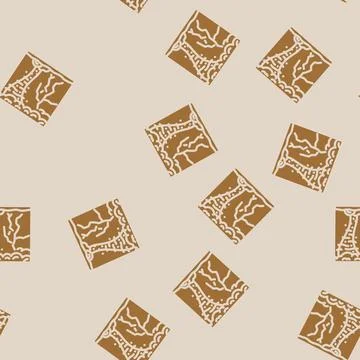 Lightning hurricane disaster glyph vector seamless pattern 스톡 일러스트