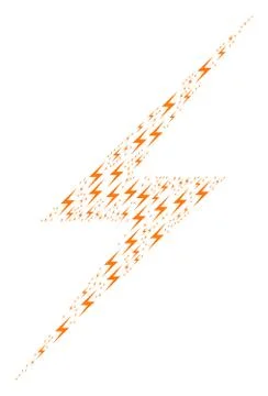 Lightning Icon Figure Illustrazione stock