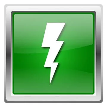 Lightning icon Stock Illustration