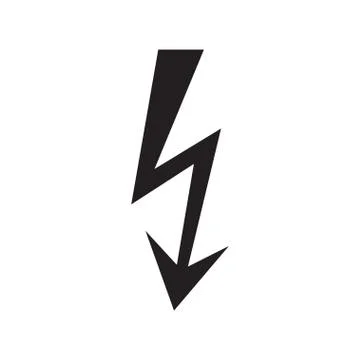 Lightning icon Stock Illustration
