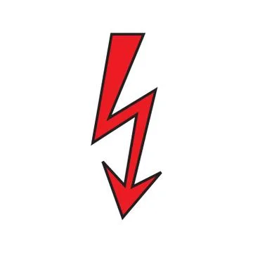 Lightning icon Stock Illustration