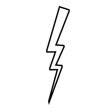 Lightning icon Stock Illustration