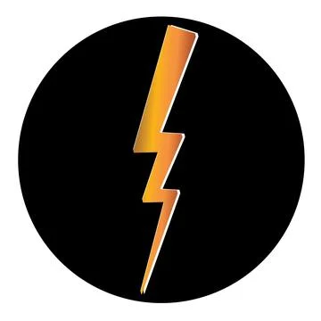 Lightning icon Stock Illustration