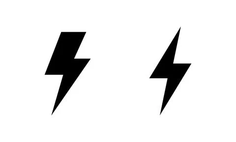 Lightning icon vector. electric sign and symbol. power icon. energy sign Stock Illustration