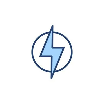Lightning icon vector. electric sign and symbol. power icon. energy sign Stock Illustration