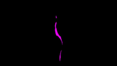 Lightning impact designed with a vibrant neon magenta electrical discharge flash Stock Footage 346471854