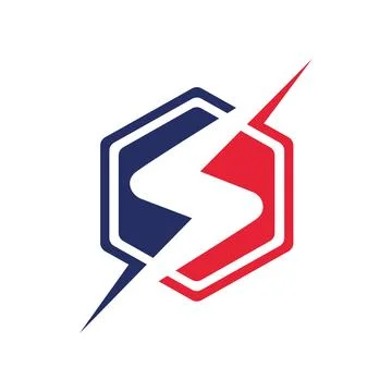 Lightning logo template, bolt logo element, strom vector icon Pro Vector Abstrac Stock Illustration