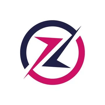 Lightning Logo Template Pro Vector circle logo design Ilustração Stock