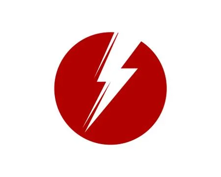Lightning Logo Template vector icon illustration design Stock Illustration