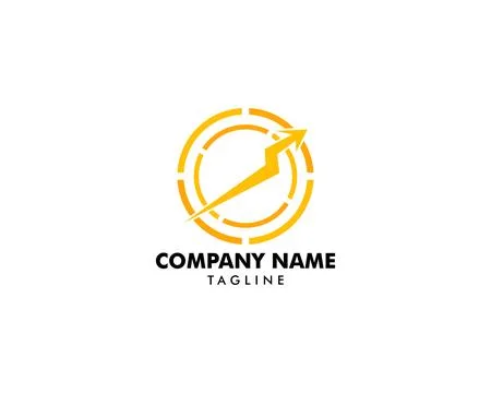 Lightning Logo Template vector icon illustration design Stock Illustration