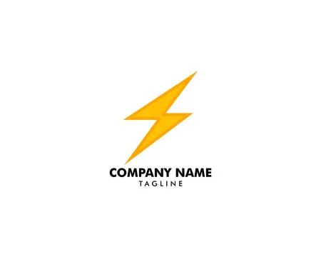 Lightning Logo Template vector icon illustration design Stock Illustration