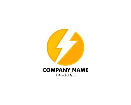 Lightning Logo Template vector icon illustration design Stock Illustration