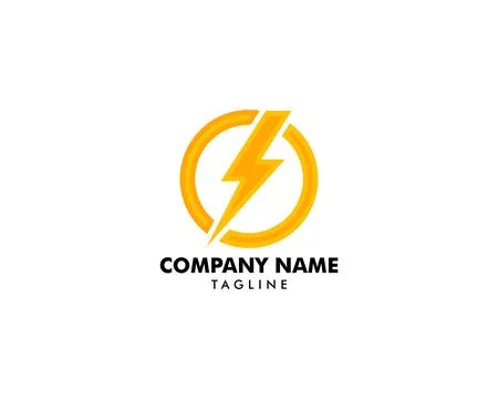 Lightning Logo Template vector icon illustration design Stock Illustration