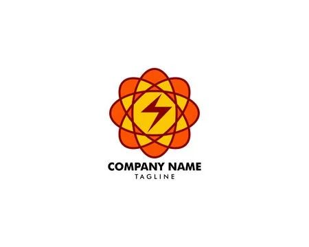 Lightning Logo Template vector icon illustration design Stock Illustration