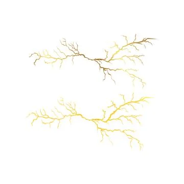 Lightning Magic and bright light effects 1 Stock Illustration