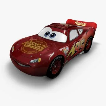 Lightning Mcqueen Character 3D model