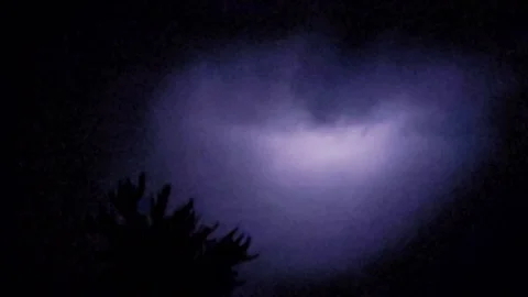 Lightning in the mountains Stock Footage 113409197