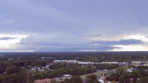 Lightning from one Thunderstorm Stock Footage 95038186