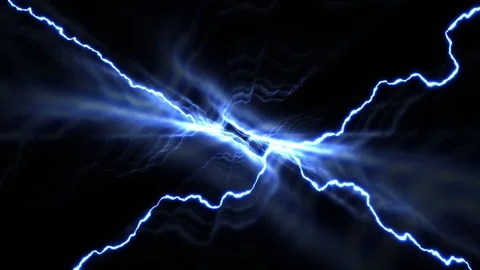 Lightning or electric charge arcing out ... | Stock Video | Pond5