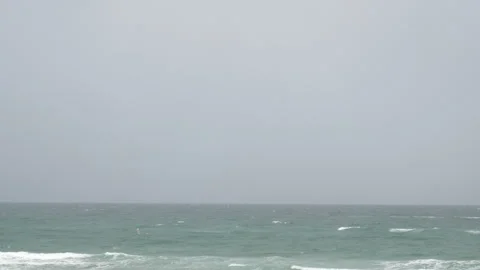 Lightning Over Ocean at Deerfield Beach, Florida Stock Footage 283412696