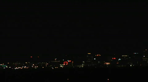Lightning Over SLC 2 Stock Footage 346197