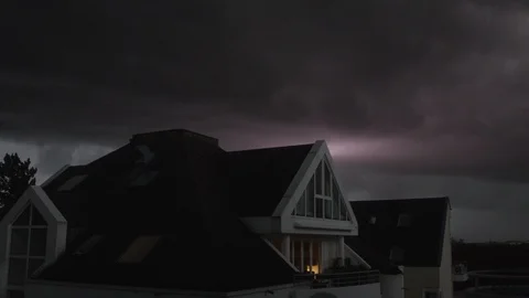 Lightning package 7 | Purple Lightning Vídeo Stock 115606995