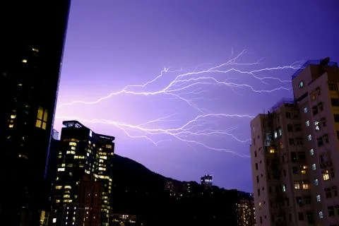 Lightning Stockfoto's