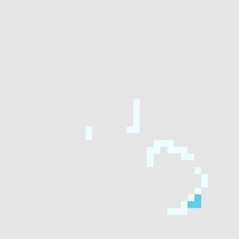 Lightning pixel art animation Stock Footage 338140395