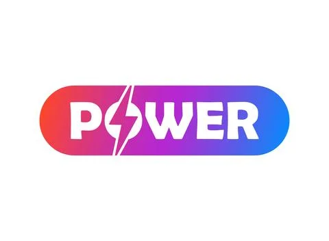 Lightning power icon in flat style. Energy symbol vector illustration on is.. Illustrazione stock