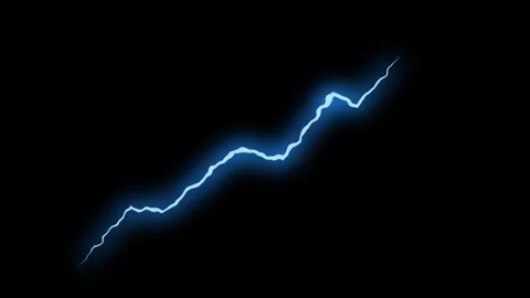 Lightning power overlay on green screen, Electric lightning, bolt strikes Vídeos de archivo 334989404