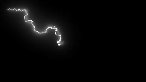 Lightning power overlay on green screen, Electric lightning, bolt strikes Vídeos de archivo 334991334
