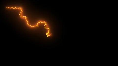 Lightning power overlay on green screen, Electric lightning, bolt strikes Vídeos de archivo 334991685