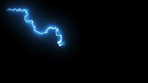 Lightning power overlay on green screen, Electric lightning, bolt strikes Vídeos de archivo 334991686