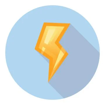 Lightning Power Symbol Stock Illustration