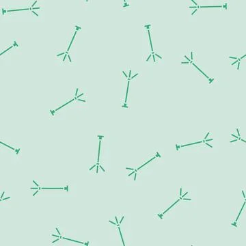Lightning rod electrical engineer glyph seamless pattern イラスト素材