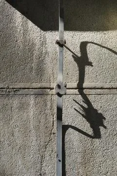 Lightning Rod Shadow Stock Photos
