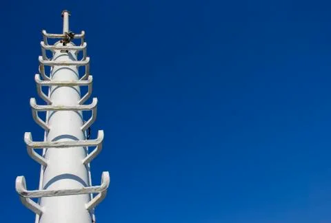 Lightning rod on ship Stock Photos