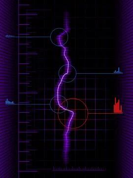 Lightning scan Stock Illustration