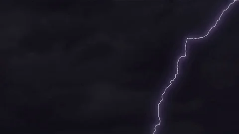 Lightning sequence in black background 库存影片 71739146