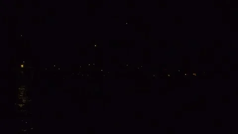 Lightning Show in the Florida Keys from Boot Key Harbor Stock Footage 183440408