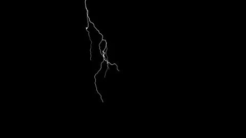 Lightning sky storm thunderbolt night background. Video stock 336859148