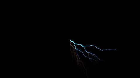 Lightning sky storm thunderbolt night background. Video stock 336859164