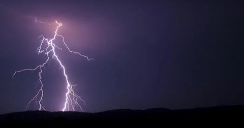 Lightning Split Foto stock