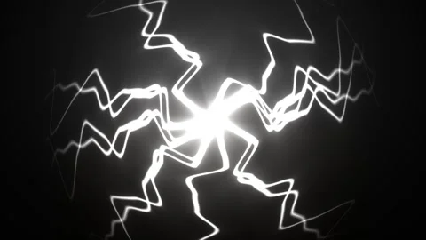 Lightning spread featuring seamless sparkling motion, suitable for VFX, video tr Stock Footage 339752916