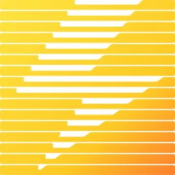 Lightning square flat design background. Flash logo sign in negative space de Stock Illustration