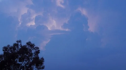 Lightning storm 4K 스톡 동영상 98293785