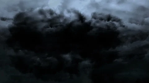 Lightning Storm Animation Background Stockbeeldmateriaal 94556606